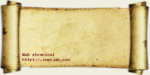 Tanja Glavšić vizit kartica